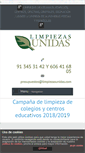 Mobile Screenshot of limpiezasunidas.com